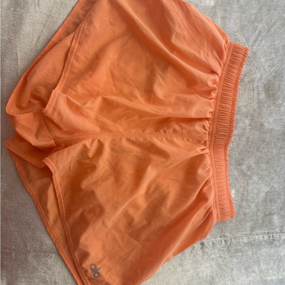 Alo Yoga Orange Athletic Shorts